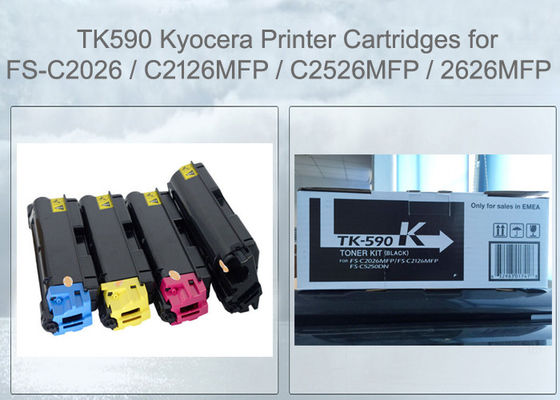 Kyocera TK590K Toner Cartridge Black For FS-C2526 C2626 M6026 M6526