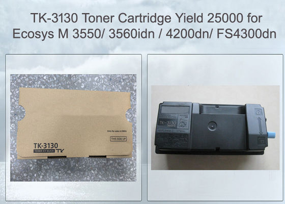25000 Pages Kyocera Toner Cartridge TK-3130 For ECOSYS M3550idn