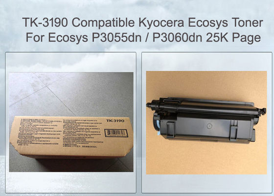 25000 Pages Kyocera ECOSYS Toner P3060dn / P3055dn Printers Toner Cartridge TK3190