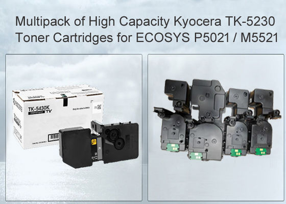 京セラ ECOSYS M5521 ブラック＆カラー トナーカートリッジ TK5230 CMYK 4色パック Japan Toner パウダー入り