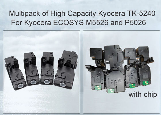 互換性のある京セラ ECOSYS P5026cdn TK-5240 ブラックとカラーのトナーカートリッジ 4本セット