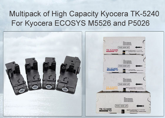 互換性のある京セラ ECOSYS P5026cdn TK-5240 ブラックとカラーのトナーカートリッジ 4本セット
