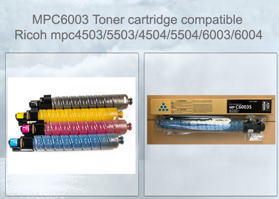 Mpc 6003 リコー印刷機 カートリッジセット 黒 シアン マジェント 黄色 チップ付き