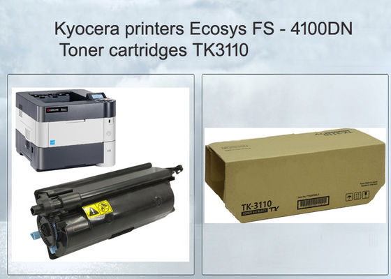 Kyocera FS-4100DNの多用性がある黒TK3110 Kyoceraのトナー カートリッジ15500ページ